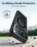 ESR Frosted Black iPhone 18 Pro Max Magsafe Slim Phone Case 4x Military-Grade Protection