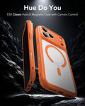 ESR Frosted Orange iPhone 18 Pro Magsafe Slim Phone Case Hue Do You