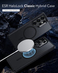 Galaxy S25 Ultra HaloLock Classic Hybrid Case - Frosted Black