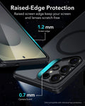 Galaxy S25 Ultra HaloLock Classic Hybrid Case - Frosted Black