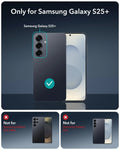 Galaxy S25+ HaloLock Classic Hybrid Case - Frosted Black