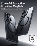 Samsung Galaxy S26 Classic Hybrid Magsafe Case Clear Black poweful protection effortless magsafe