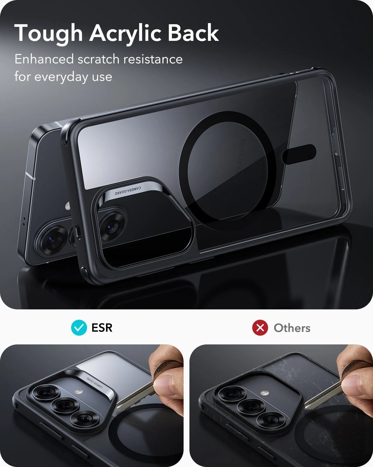 Samsung Galaxy S26 Classic Hybrid Magsafe Case  tough acrylic back