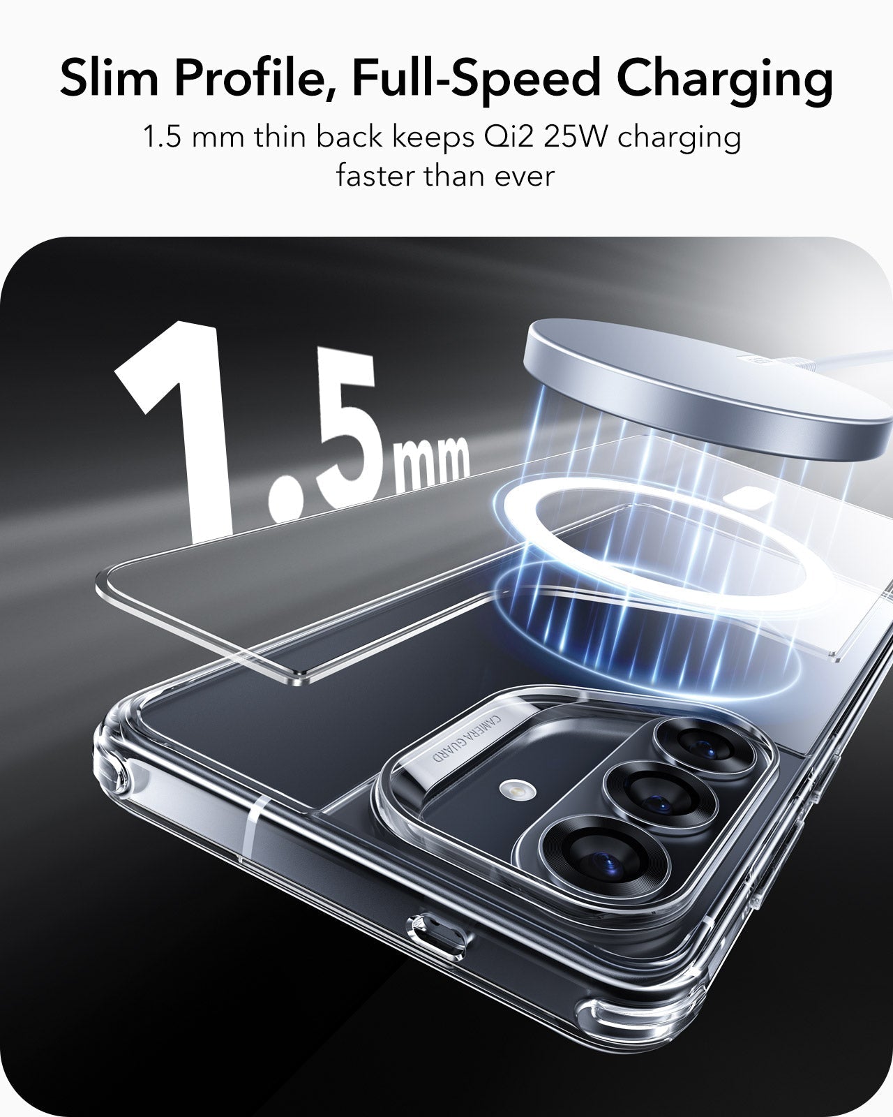 Samsung Galaxy S26 Classic Hybrid Magsafe Case Clear slim profile full speed charging