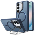 Samsung Galaxy S26 Ultra Classic Hybrid Magsafe Case with Stand Frosted Blue