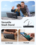 ESR Samsung Galaxy S26 Cyber Tough Magsafe Case with Stand Black Versatile Stash Stand