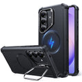 Samsung Galaxy S26 Cyber Tough Magsafe Case with Stand Black