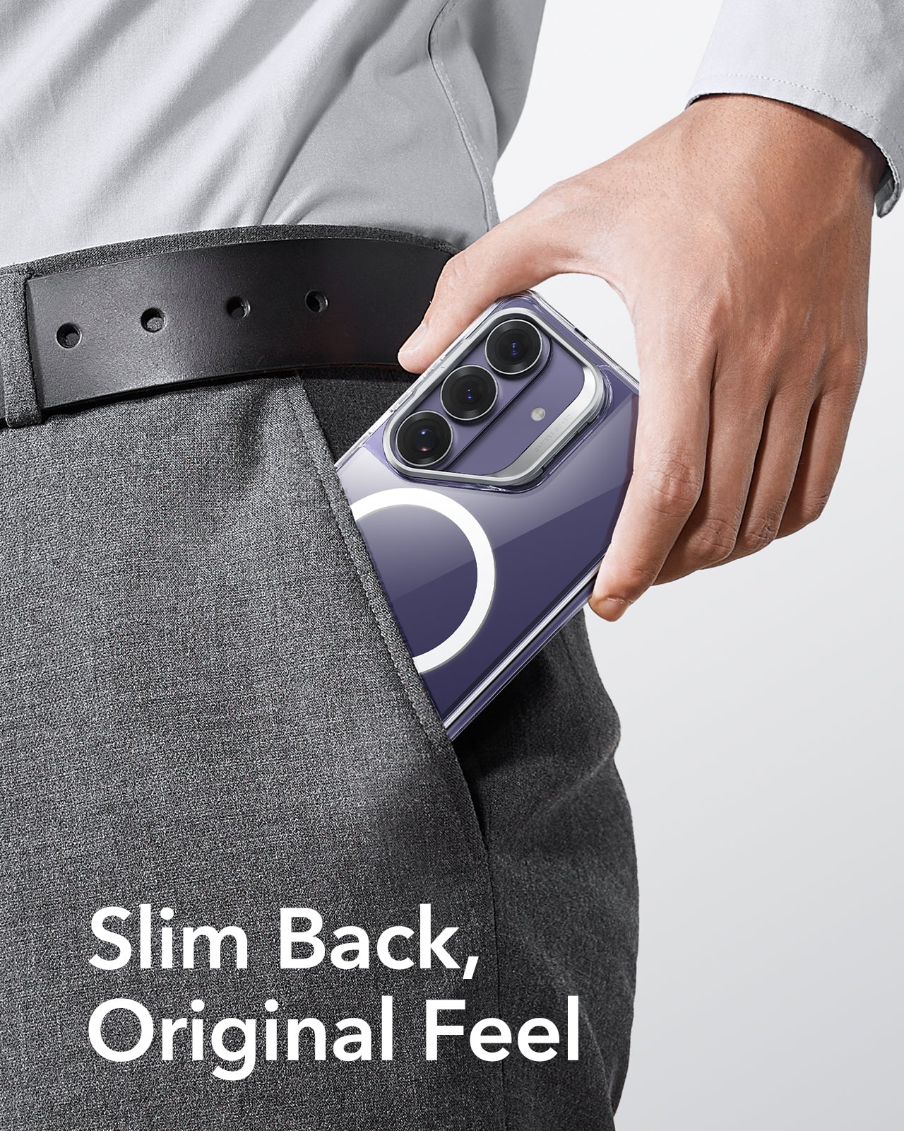 ESR Samsung Galaxy S26 Plus Classic Hybrid Magsafe Case with Stand Clear Slim Back Original Feel