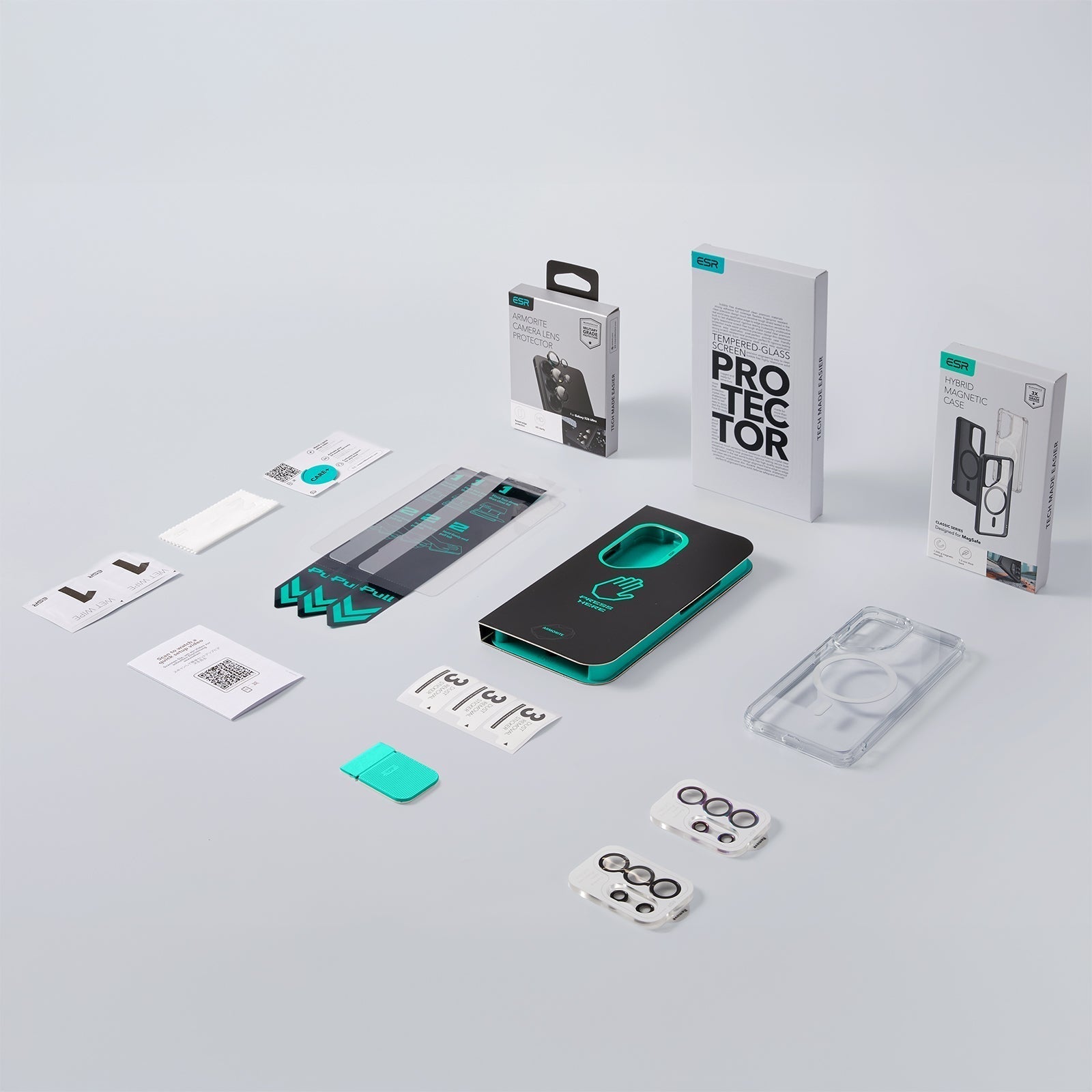 ESR Galaxy S26 Ultra Classic Hybrid Magsafe Case and Armorite Screen Protector Set