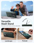ESR Samsung Galaxy S26 Ultra Cyber Tough Magsafe Case with Stand Olive Green Versatile Stash Stand