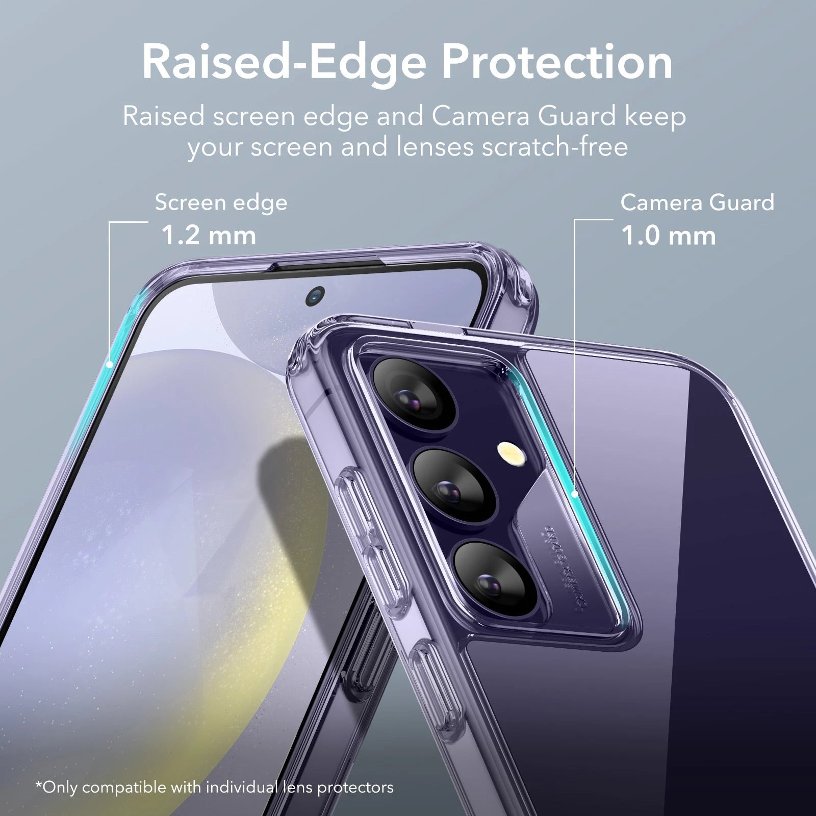 Galaxy S24 Plus Boost Kickstand Case - Clear Purple ESR ESR