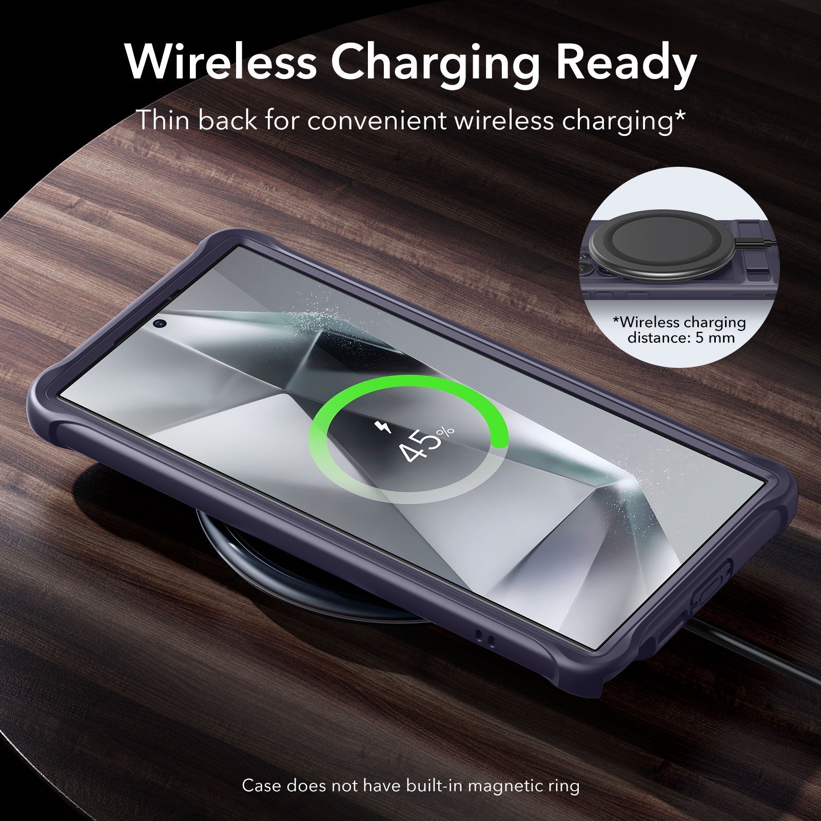 Galaxy S24 Ultra Armor Kickstand Case - Frosted Purple - ESR 