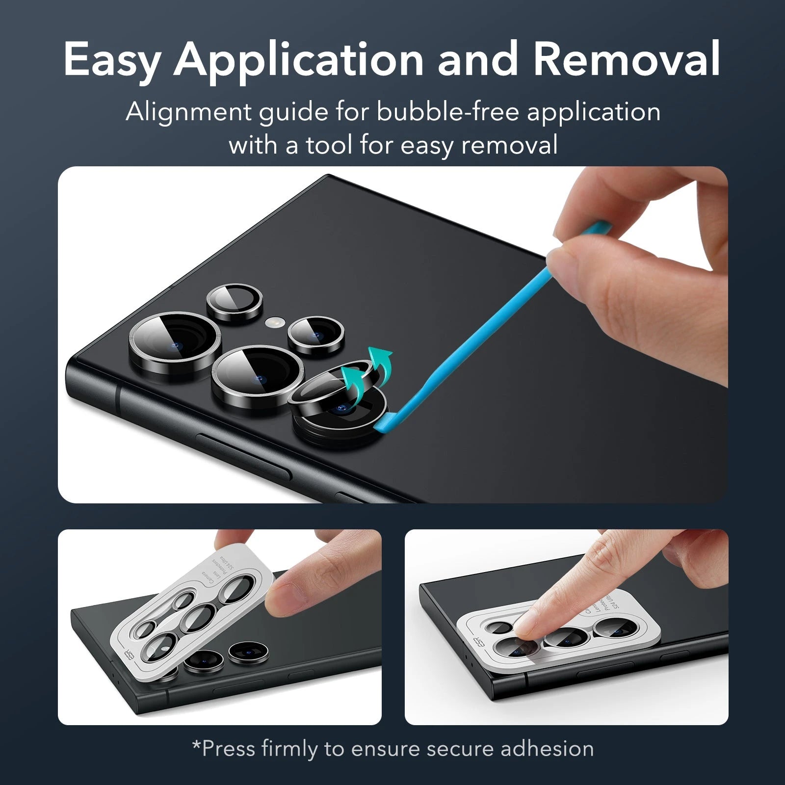 Galaxy S24 Ultra Armorite Camera Lens Protectors Set - Black ESR ESR