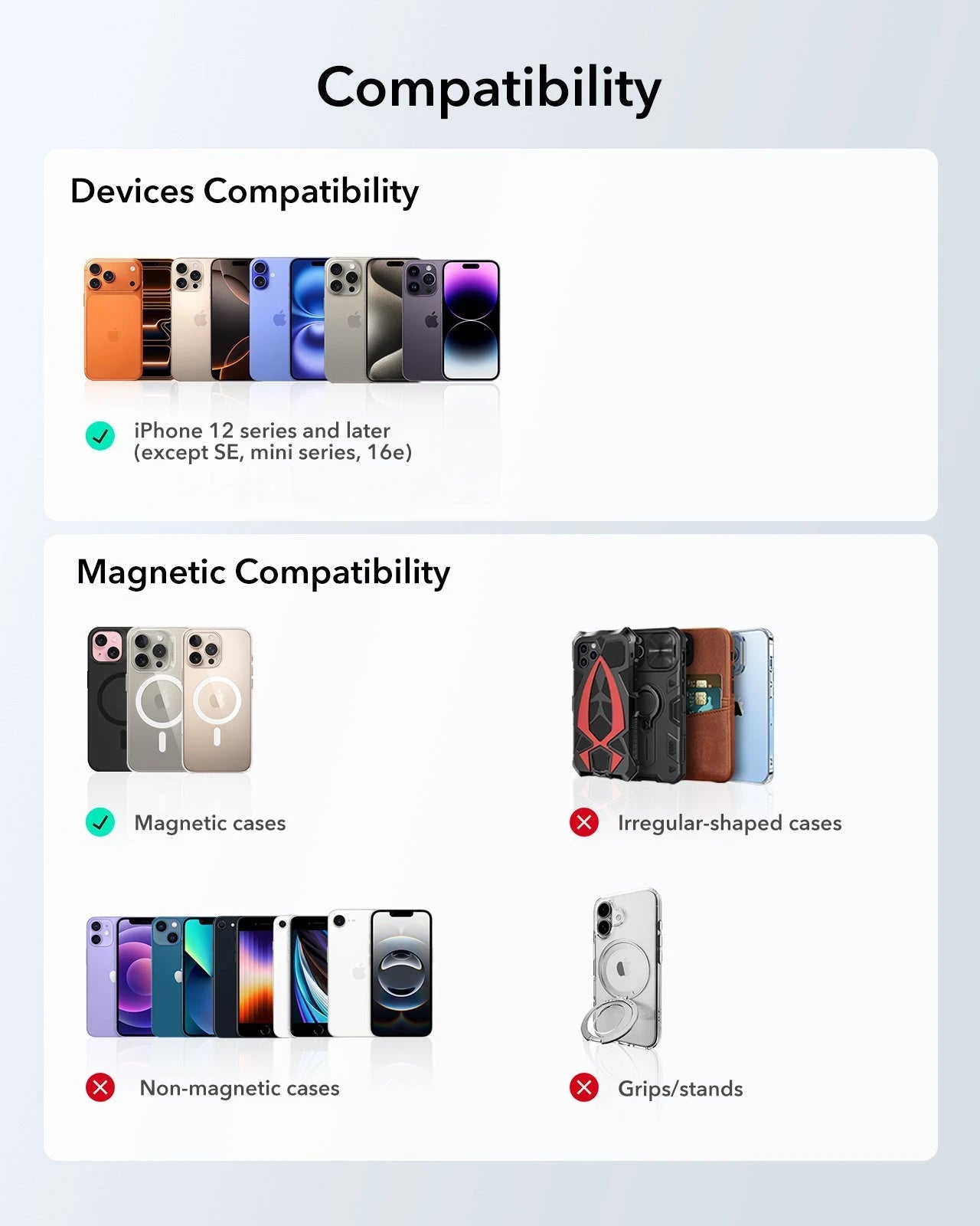 Geo Magnetic Wallet Stand -  Black ESR ESR