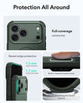ESR Olive Green iPhone 18 Pro Case Tough Phone Case with Magsafe For Life's Greatest Hits