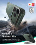 ESR Olive Green iPhone 18 Pro Max Tough Phone Case Magsafe with Stand For Life's Greatest Hits