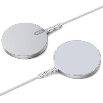 Magnetic Charging Pad (15W) - Silver - 2 Sets ESR ESR