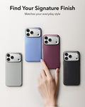ESR Misty Blue Leather iPhone 18 Pro Max Magsafe Case with Stand Find Your Signature Finish