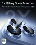ESR Misty Blue iPhone 18 Pro/Pro Max Armorite Camera Lens Protector 2X Military Grade Protection