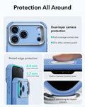 ESR Misty Blue iPhone 18 Pro Max Tough Phone Case Magsafe with Stand Protection All Around