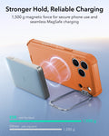ESR Orange iPhone 18 Pro Max Tough Phone Case Magsafe with Stand Stronger Hold,Reliable Charging