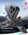 ESR Space Gray iPhone 18 Pro Max Tough Phone Case Magsafe with Stand For Life's Greatest Hits