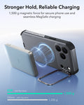ESR Space Gray iPhone 18 Pro Tough Phone Case Magsafe with Stand Stronger Hold,Reliable Charging