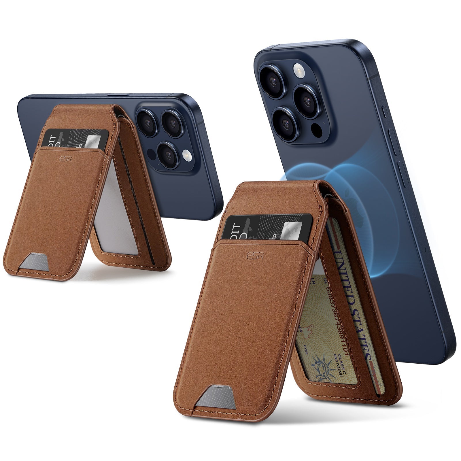Vegan Leather Wallet Stand (HaloLock) ESR ESR