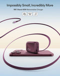 Xtend 45W Retractable Charger - US Plug - Burgundy ESR ESR