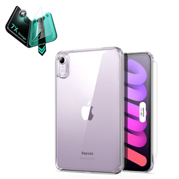 iPad mini (A20 Pro) Classic Hybrid Back Protection Bundle - Clear