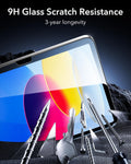 Flex keyboard case with screen protector-9h glass scratch resistance