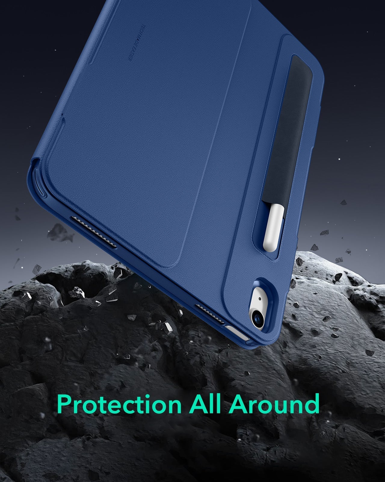 iPad 11" (A16) 2025 Bundle Shift Magnetic Case & Armorite® Paper-Feel Protection - Navy Blue ESR ESR