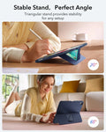Blue ESR Flex Keyboard Case & Find My Pencil Bundle-stable stand，perfect angle
