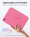 Pink keyboard case-Lightweight and portable