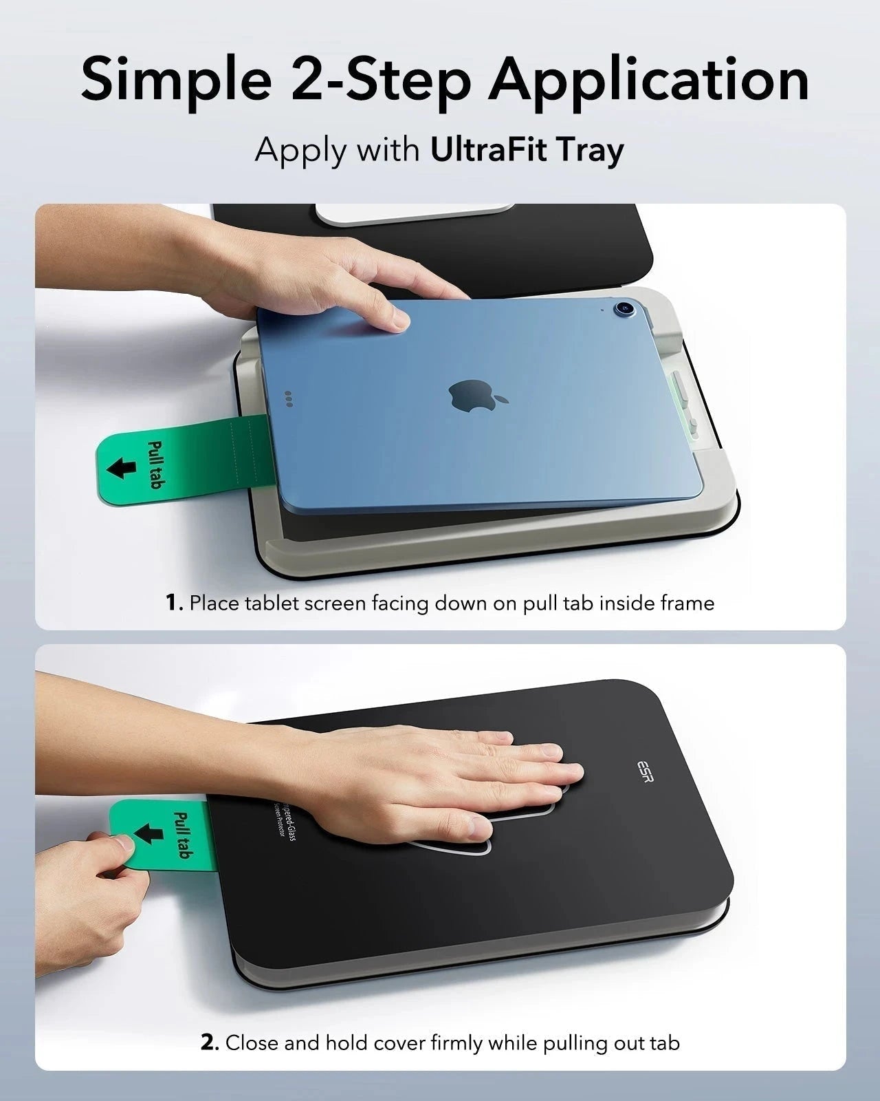 iPad 11" (A16, 2025) Rebound Magnetic Keyboard Case and Paper-Feel Screen Protector Bundle-UK Layout-Black ESR ESR