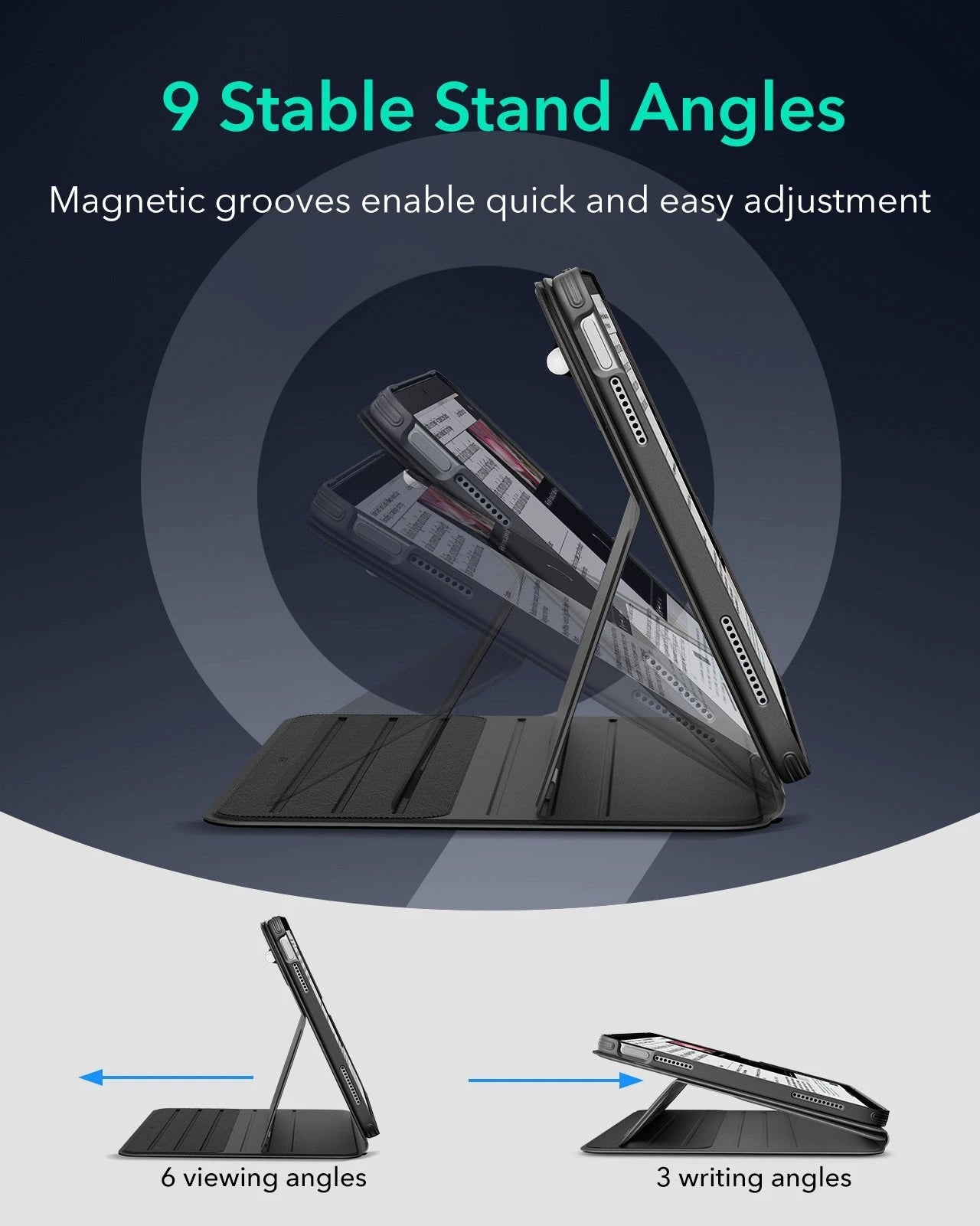 iPad 11" (A16, 2025) Shift Magnetic Case - Black ESR ESR