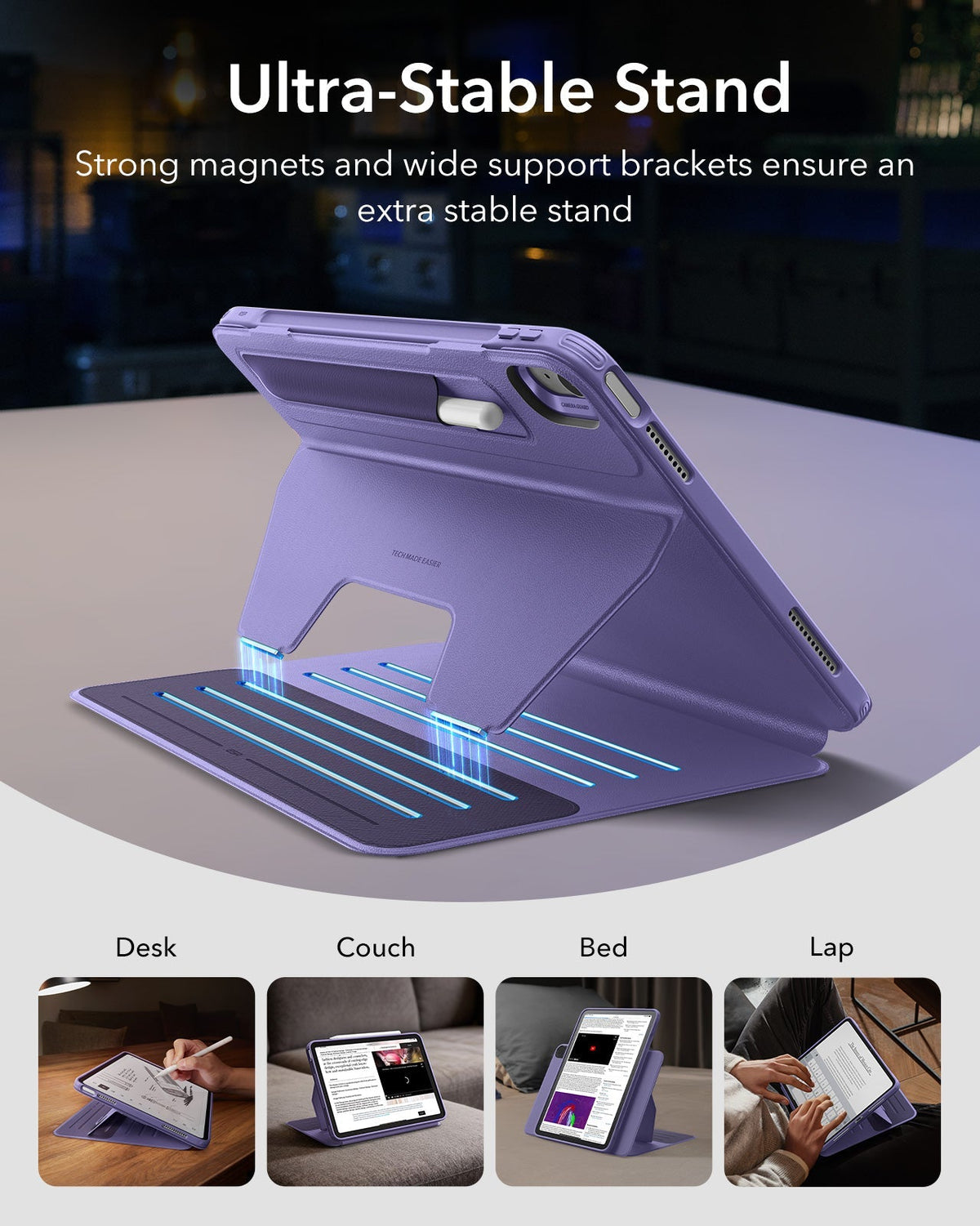 iPad 11" (A16, 2025) Shift Magnetic Case - Purple ESR ESR