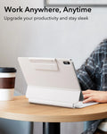 iPad_11th_Generation_Rebound_Magnetic_Keyboard_Case_white-work anywhere，anytime