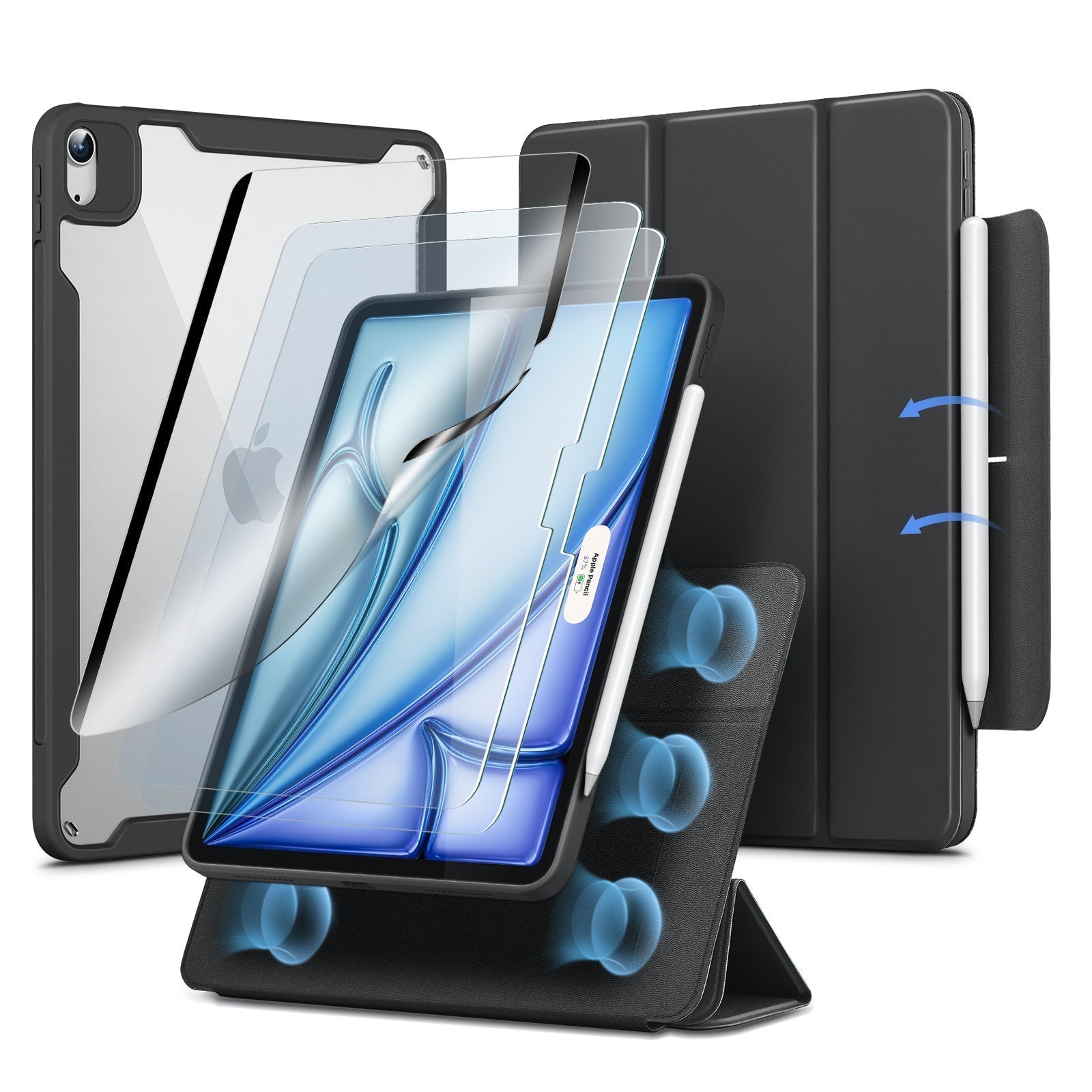 iPad Air 11ʺ (2024) Rebound Transformation Bundle - Black ESR ESR