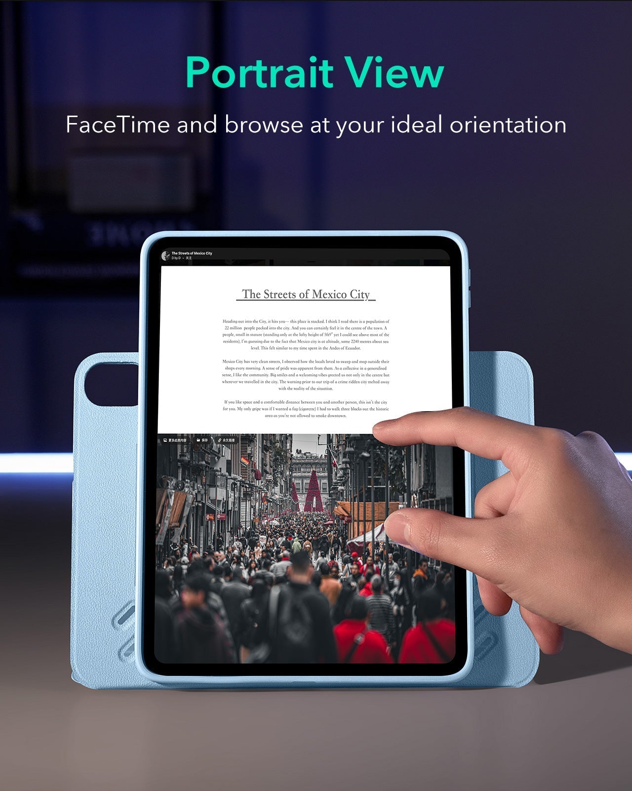 iPad Air 11" (2025) Shift Magnetic Case - Blue ESR ESR
