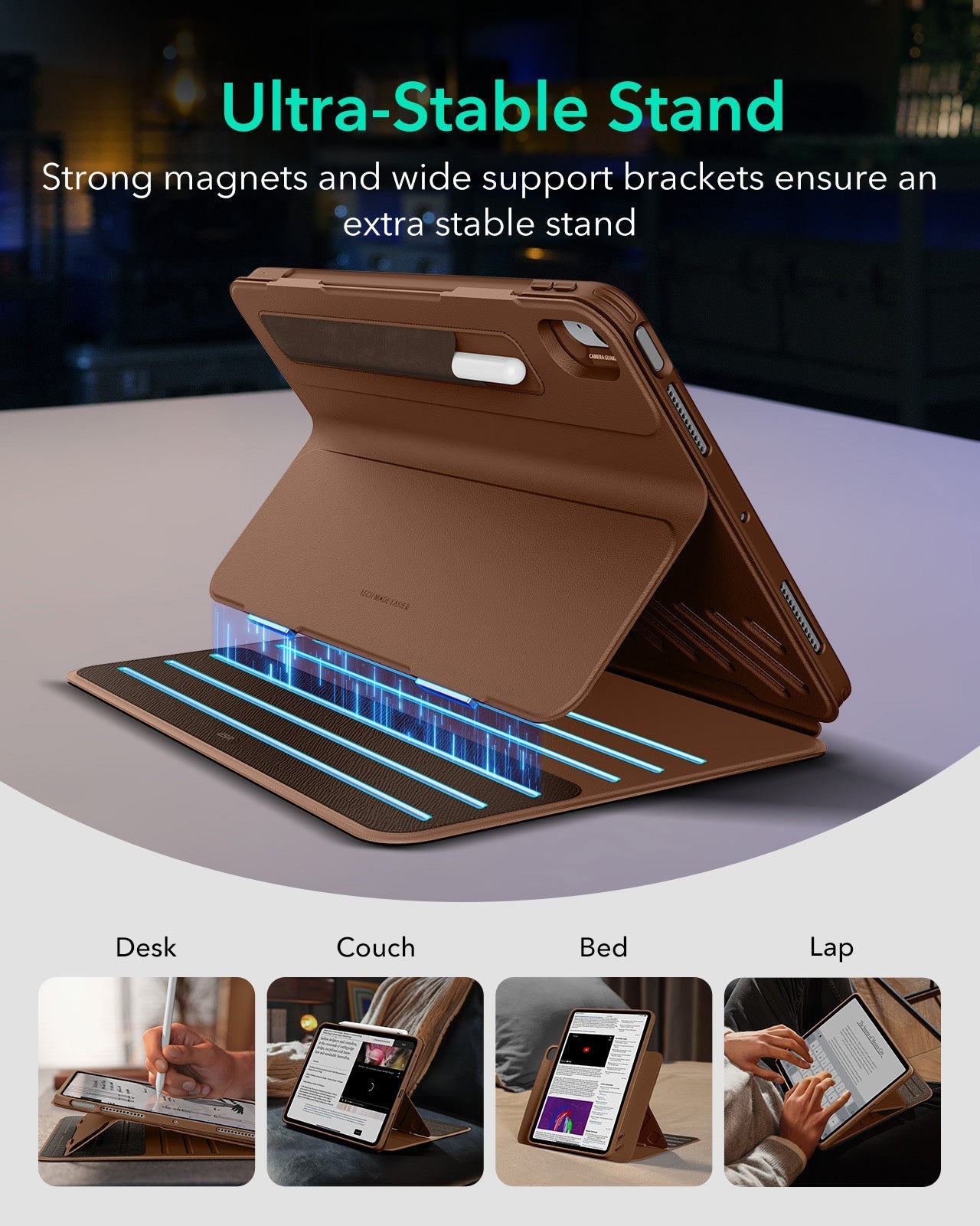 iPad Air 11" (2025) Shift Magnetic Case - Brown ESR ESR