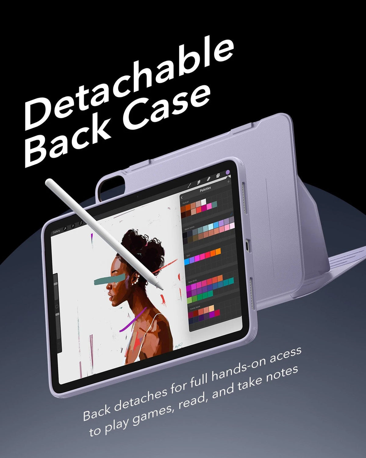 iPad Air 11" (2025) Shift Magnetic Case - Light Purple ESR ESR