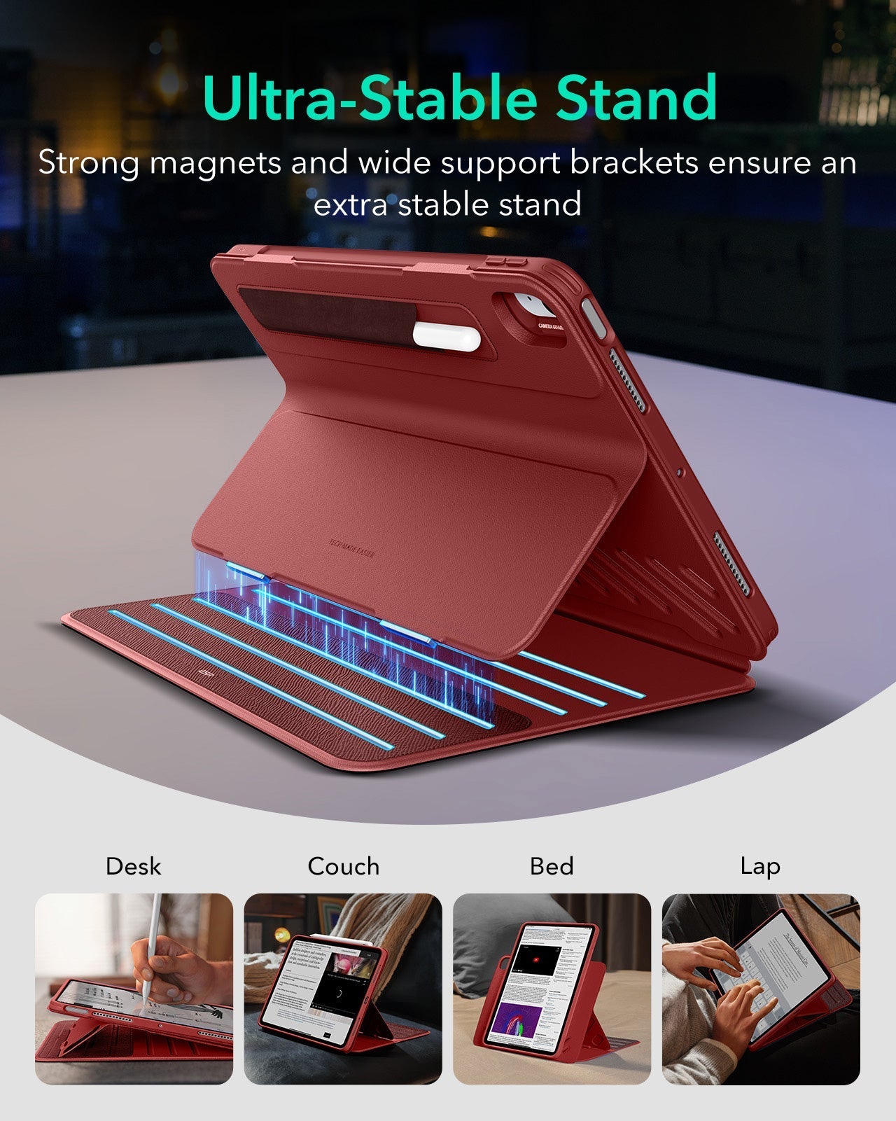 iPad Air 11" (2025) Shift Magnetic Case - Red ESR ESR