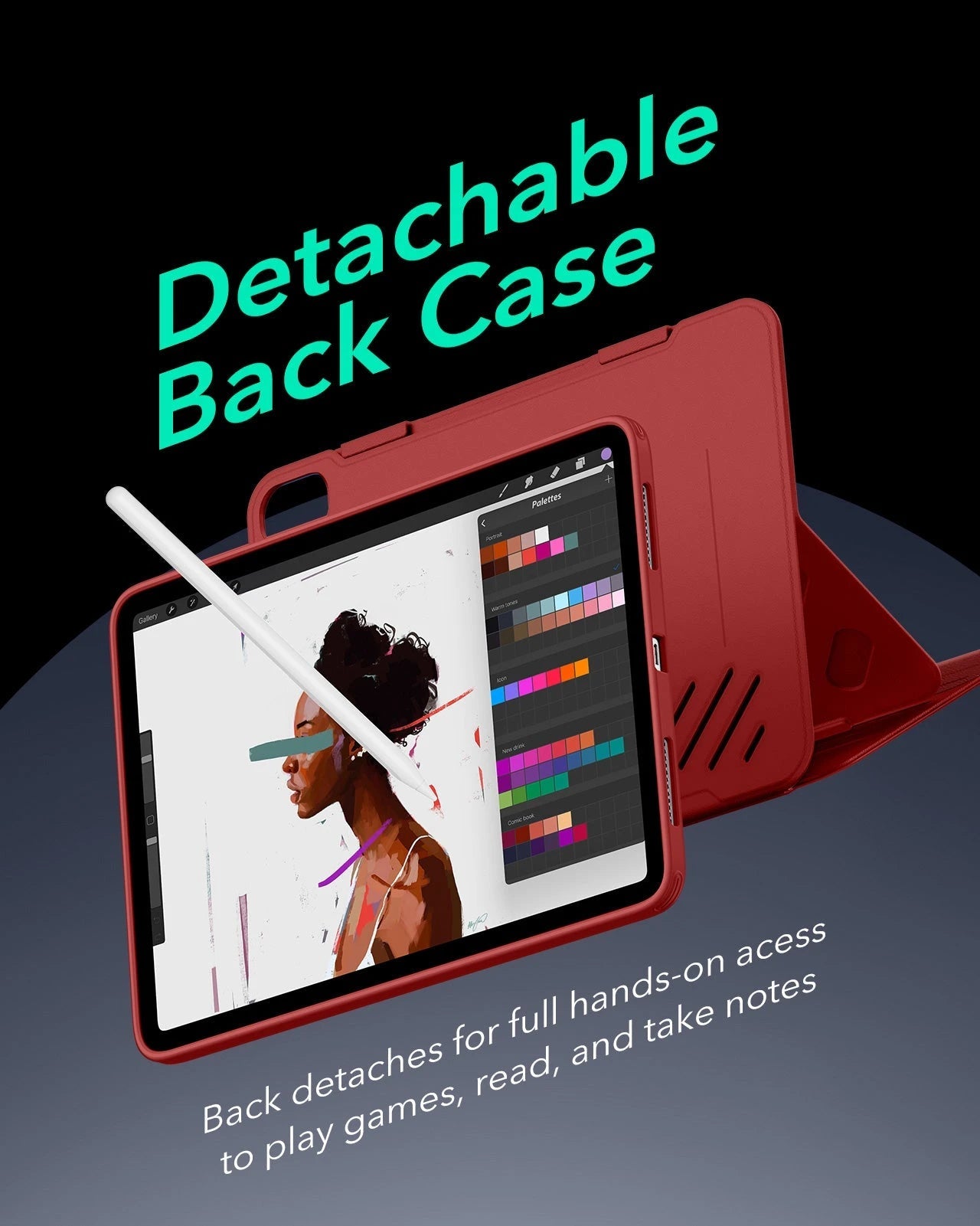 iPad Air 11" (2025) Shift Magnetic Case - Red ESR ESR