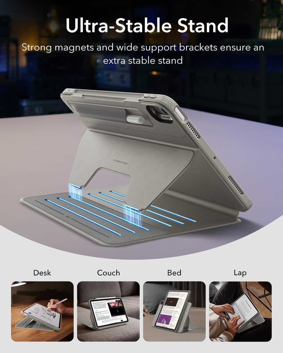 iPad Air 11" (2025) Shift Magnetic Case - Titanium ESR ESR