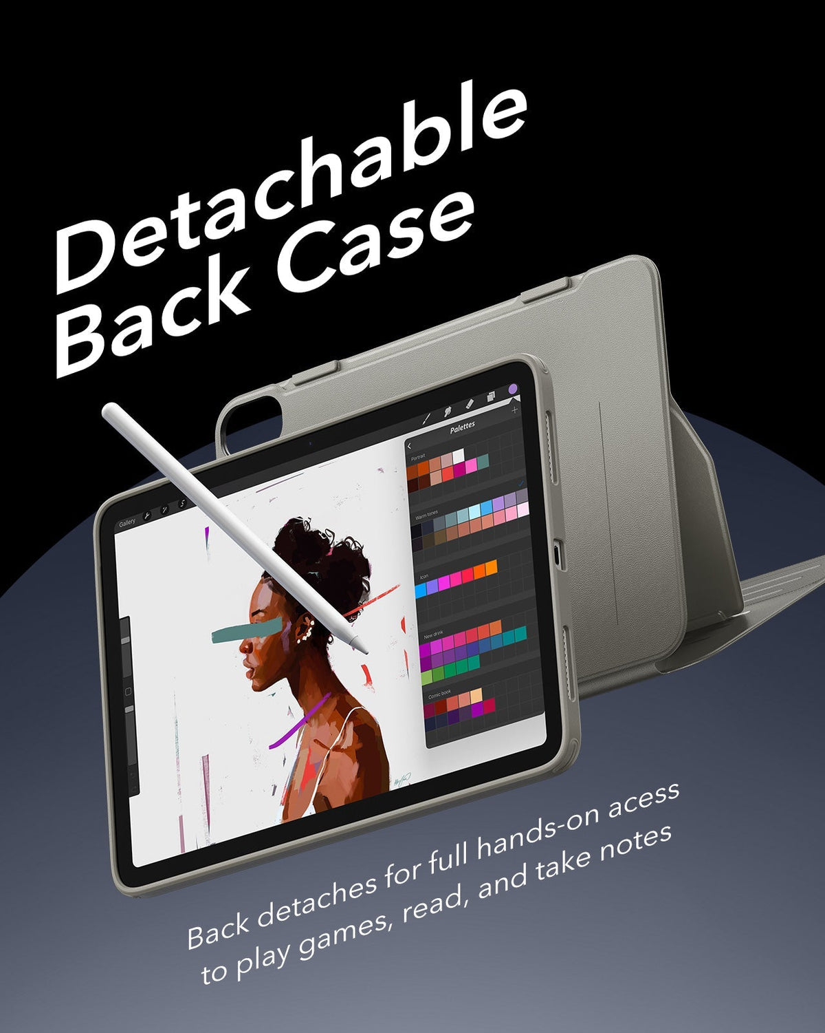 iPad Air 11" (2025) Shift Magnetic Case - Titanium ESR ESR