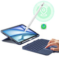 Blue ESR Flex Keyboard Case & Find My Pencil for Apple iPad Air 11