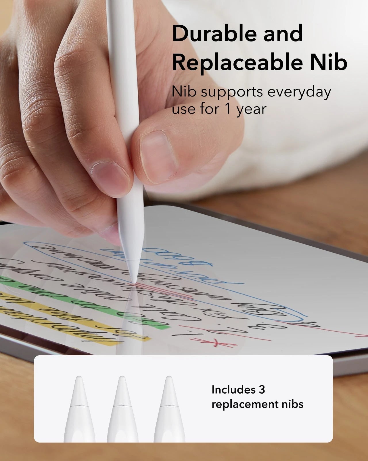 Flex Keyboard Case (Detachable) With Digital Pencil Bundle-Durable and replaceable Nib