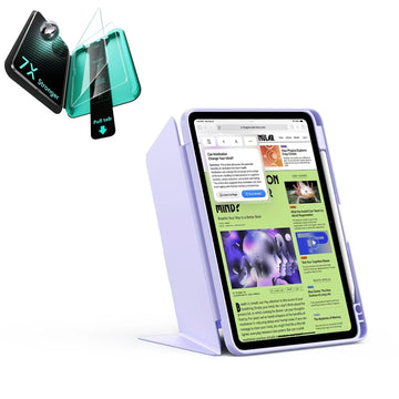iPad Air 11" (M4) 2026 Bundle Flip Magnetic Case with Pencil Holder & Armorite® Protection - Light Purple ESR ESR
