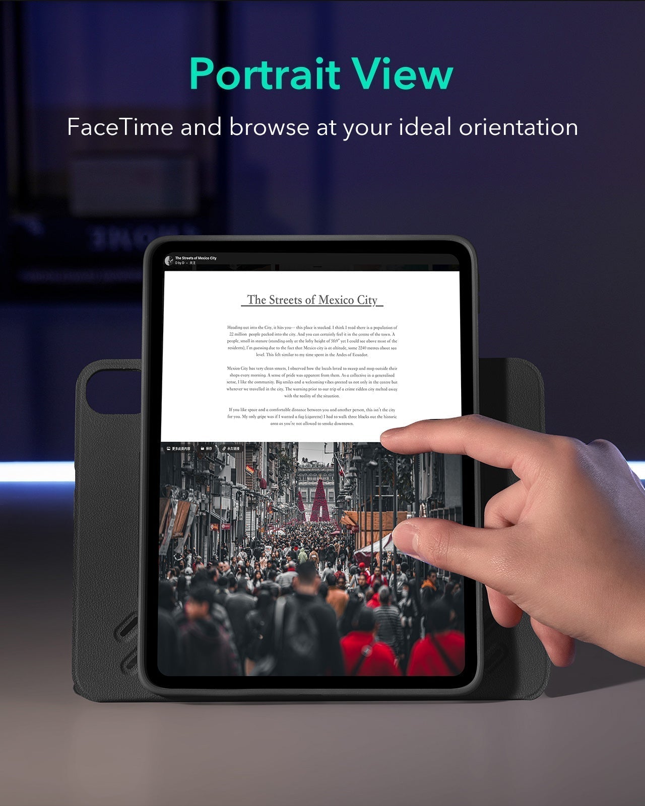 iPad Air 11" (M4) 2026 Bundle Shift Magnetic Case & Armorite® Paper-Feel Protection - Black ESR ESR